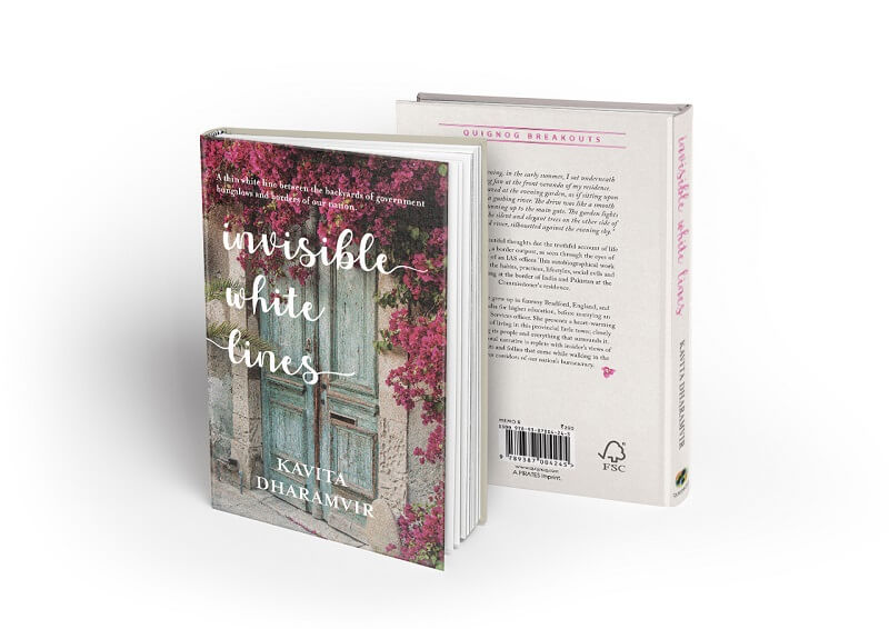 book cover-invisible white lines